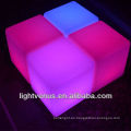 Cambio de Color de RGB led cubo silla decorativas led taburetes de barra de bar